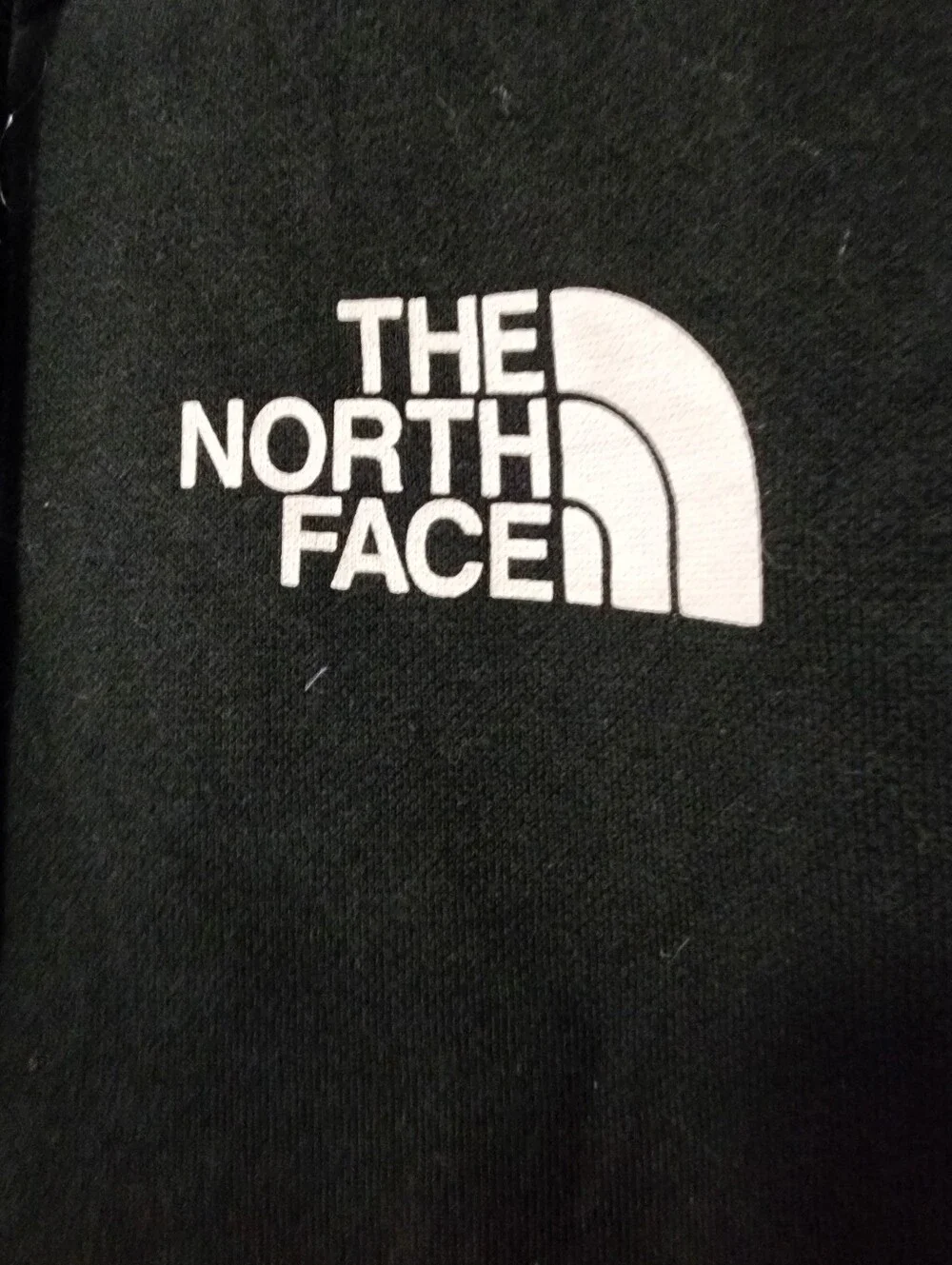 The North Face Black Pullover Hoodie with White Logo